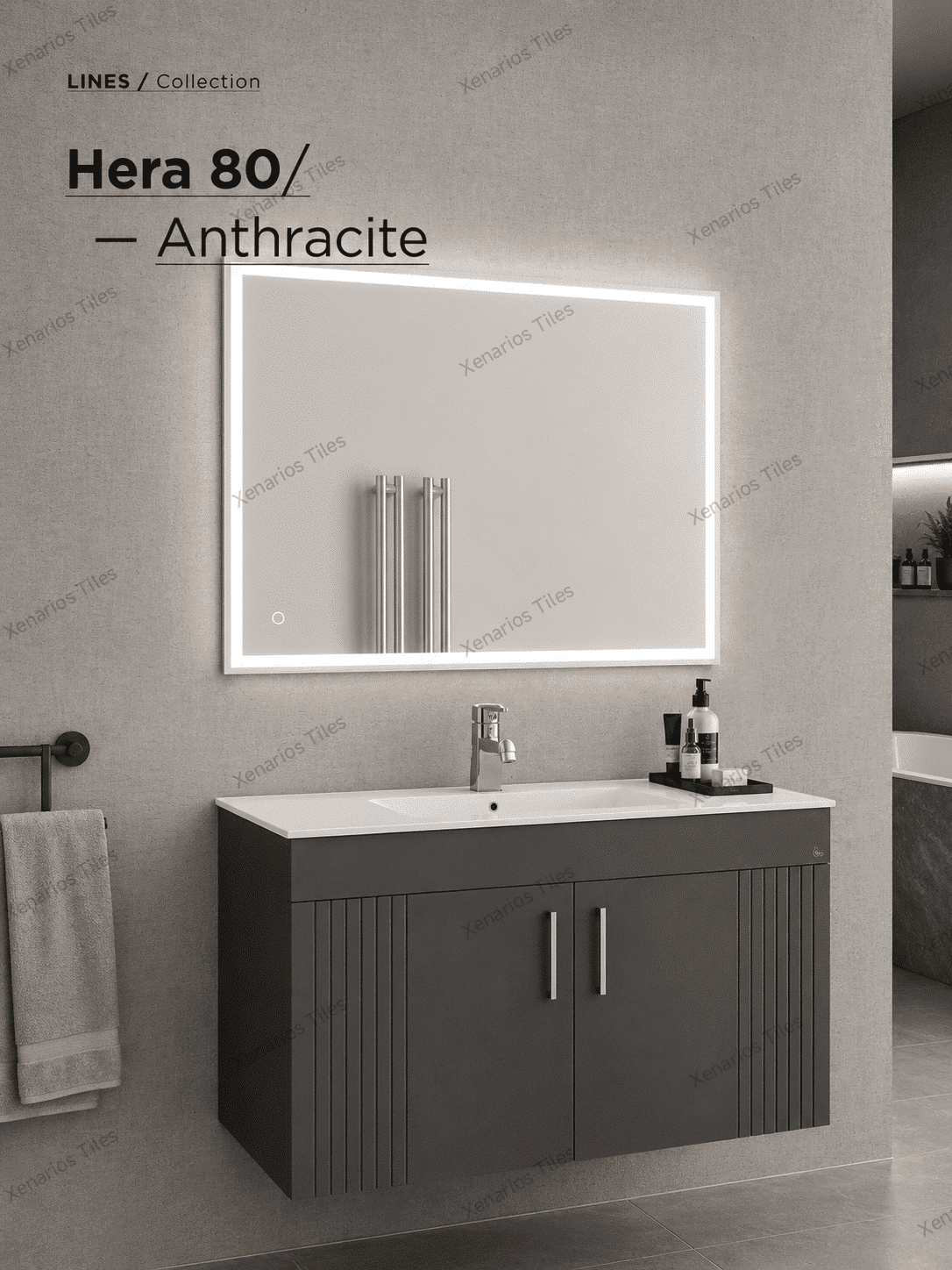 HERA 80 ANTHRACITE MATT