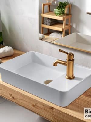 528-34790-300 ΝΙΠΤΗΡΑΣ LINA 64x39,5 BIANCO CERAMICA WHITE