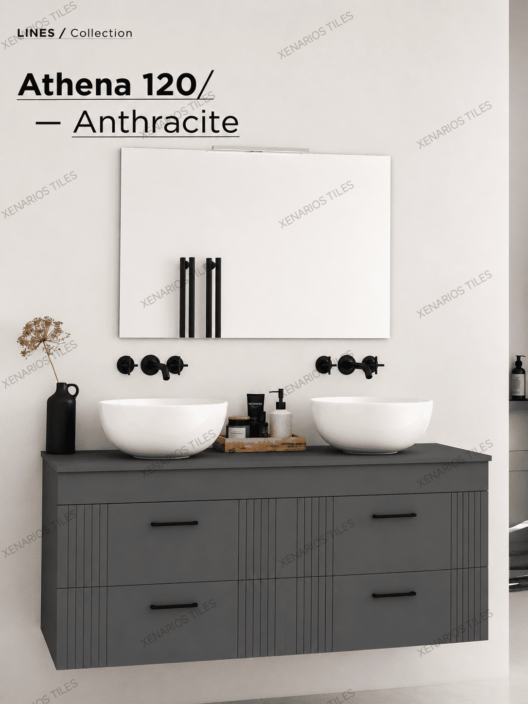 ATHENA 120 ANTHRACITE MATT