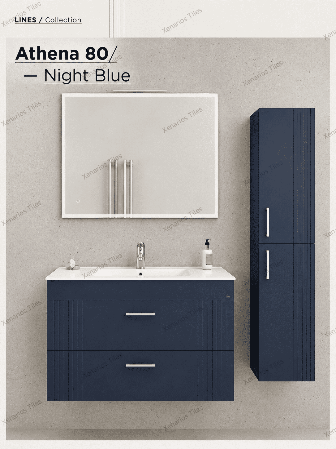 ATHENA 80 NIGHT BLUE MATT