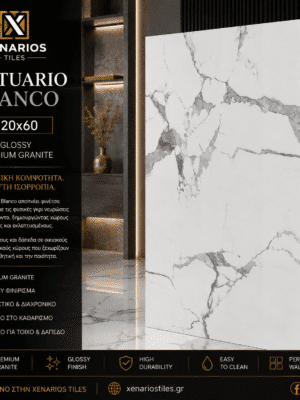 Statuario Blanco 120x60 Glossy Premium Granite