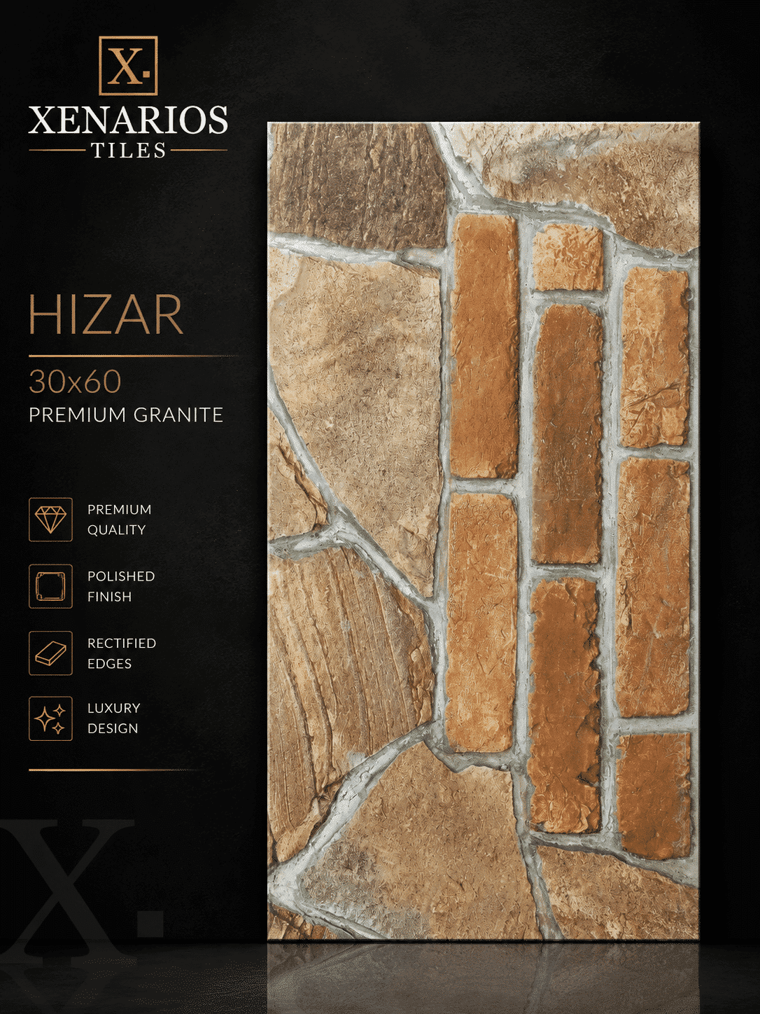 HIZAR 30X60 ΓΡΑΝΙΤΗΣ Α ΠΟΙΟΤΗΤΑΣ