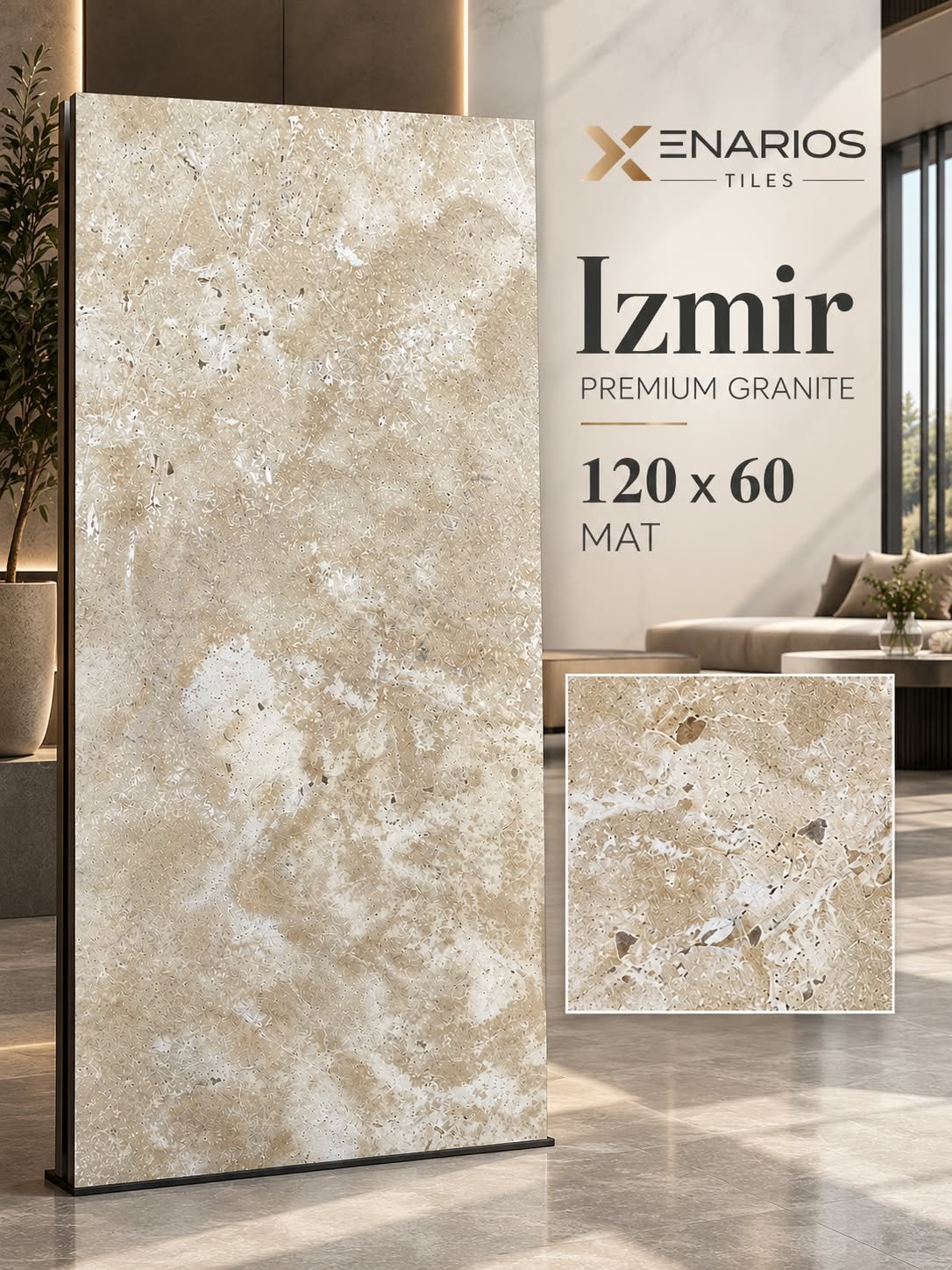 IZMIR SATINATO 120X60 PREMIUM GRANITE